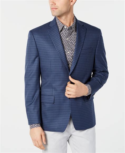 michael kors leather sport coat|Michael Kors navy blazer.